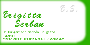 brigitta serban business card